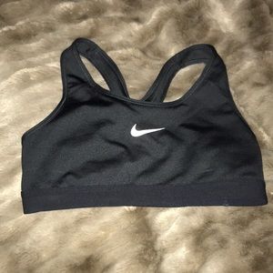 NIKE black sports bra
